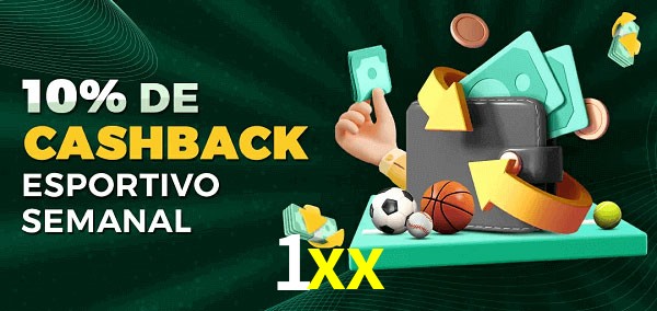 10% de bônus de cashback na 1xx